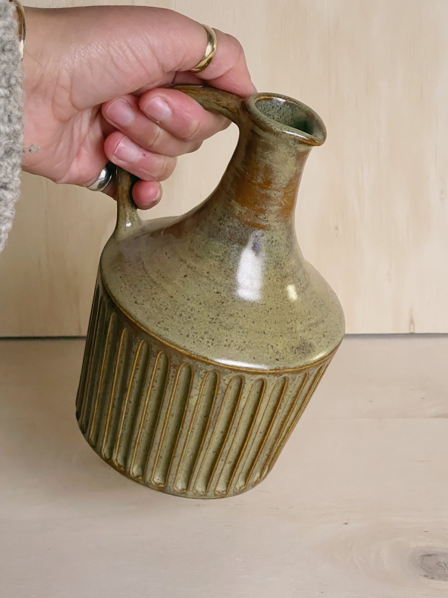 Oil Bottle in Olive