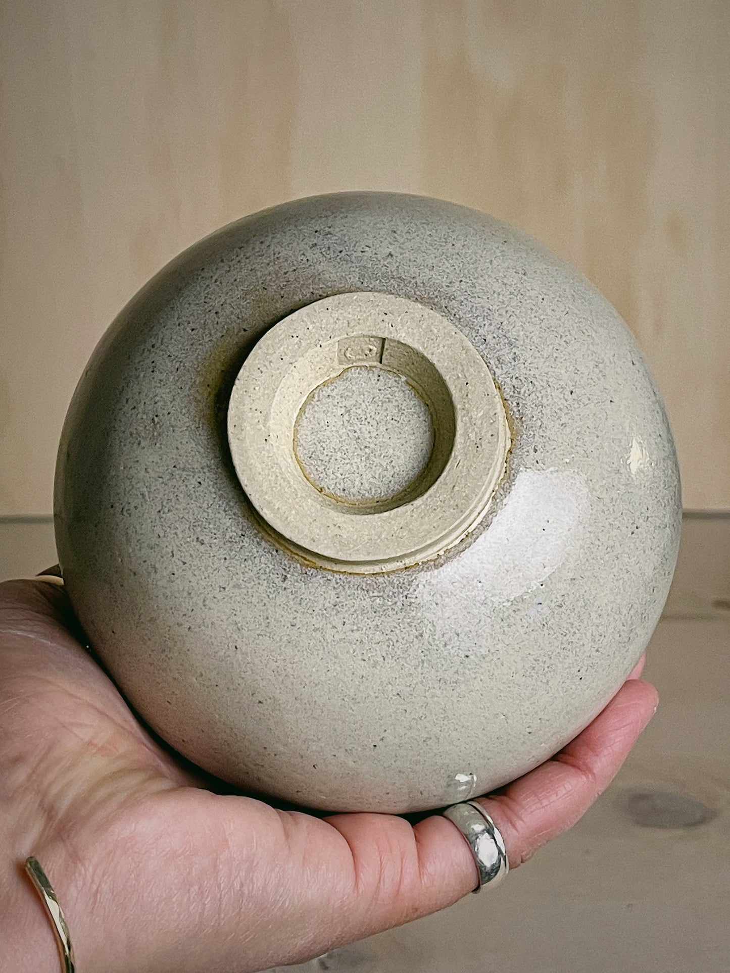 Handled Vase in Salt