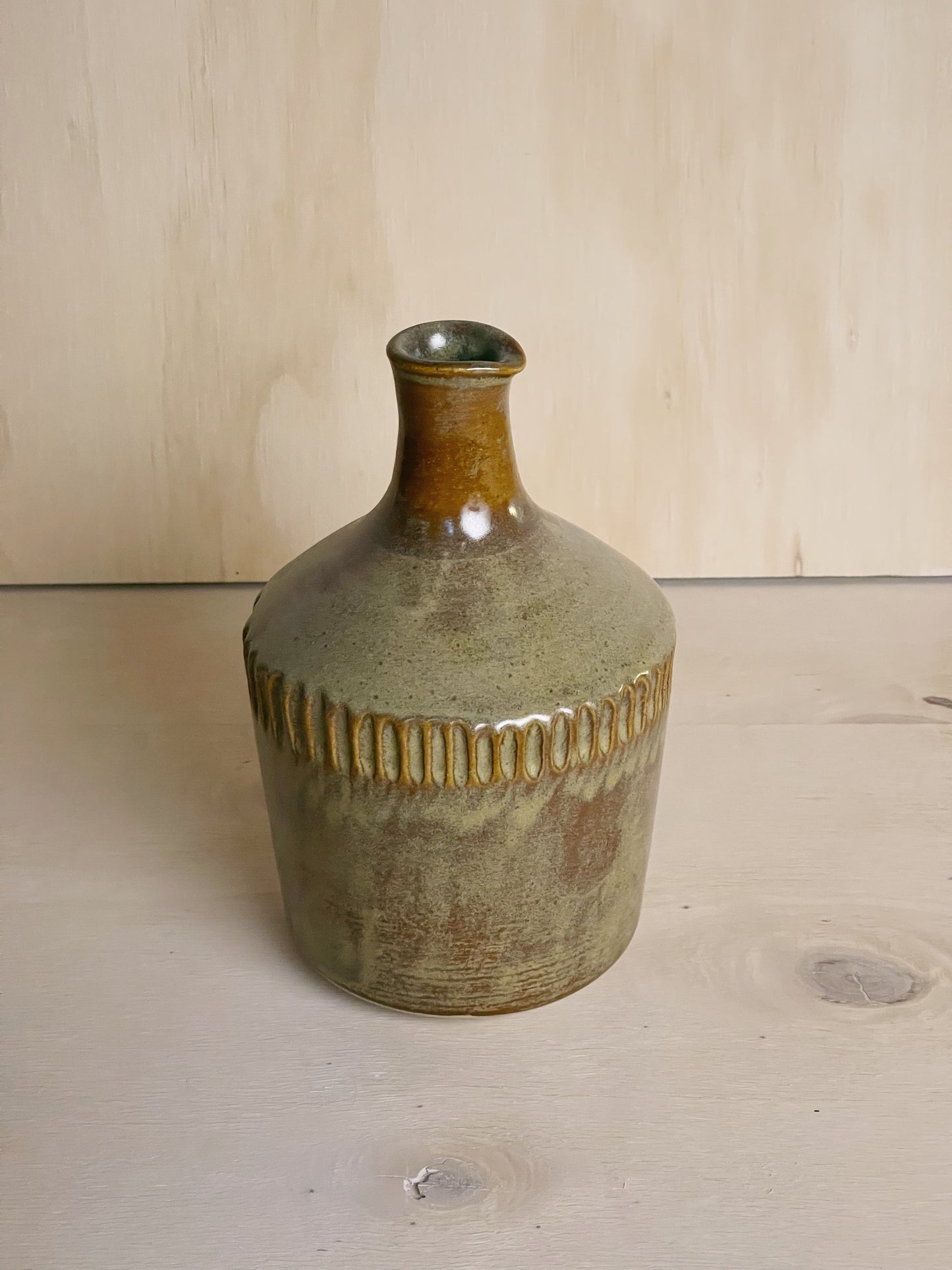 Oil Bottle in Olive